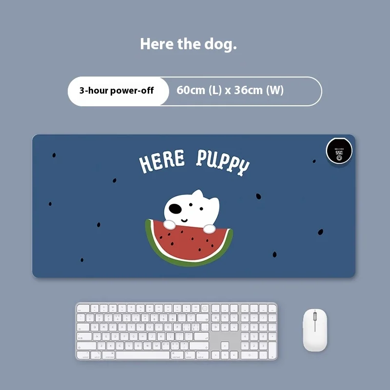 แผ่นรองเมาส์อุ่นขนาดใหญ่พิเศษสำหรับสำนักงาน แผ่นรองโต๊ะอุ่นสำหรับนักเรียนทำการบ้าน แผ่นรองมืออุ่น อุปกรณ์เสริมคอมพิวเตอร์