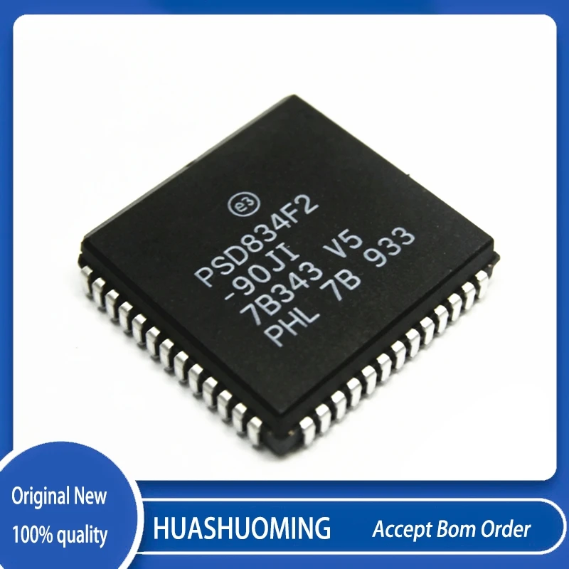 1Pcs/Lot  PSD834F2-90JI  PSD834F2  PLCC-52