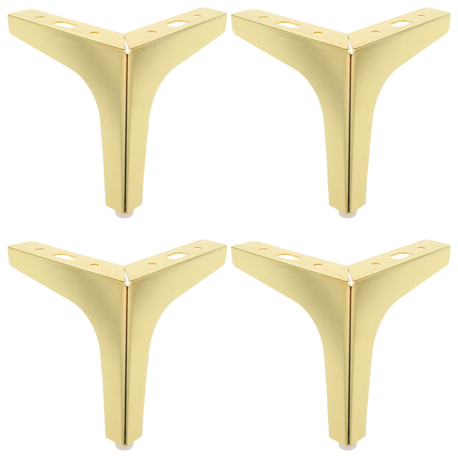 

4pc Metal 13cm Silver Sturdy Heavy Patas Para Muebles Duty Couch niture Feet Sofa Dresser Table Replacement Feet