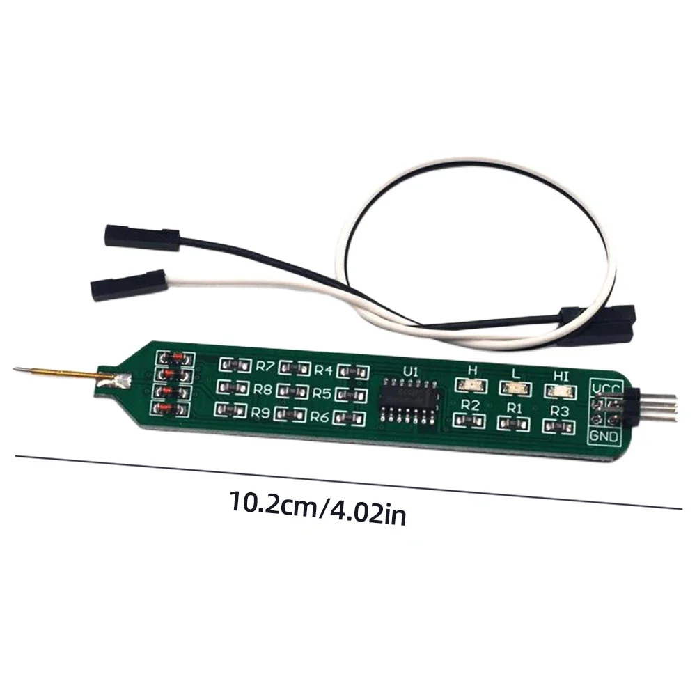 10-1PC Logic Pulser Analyzer Detecting Probe 5V 3.3V Convenient and Quick Learning Board Logic Tester Pen Level Tester with Line