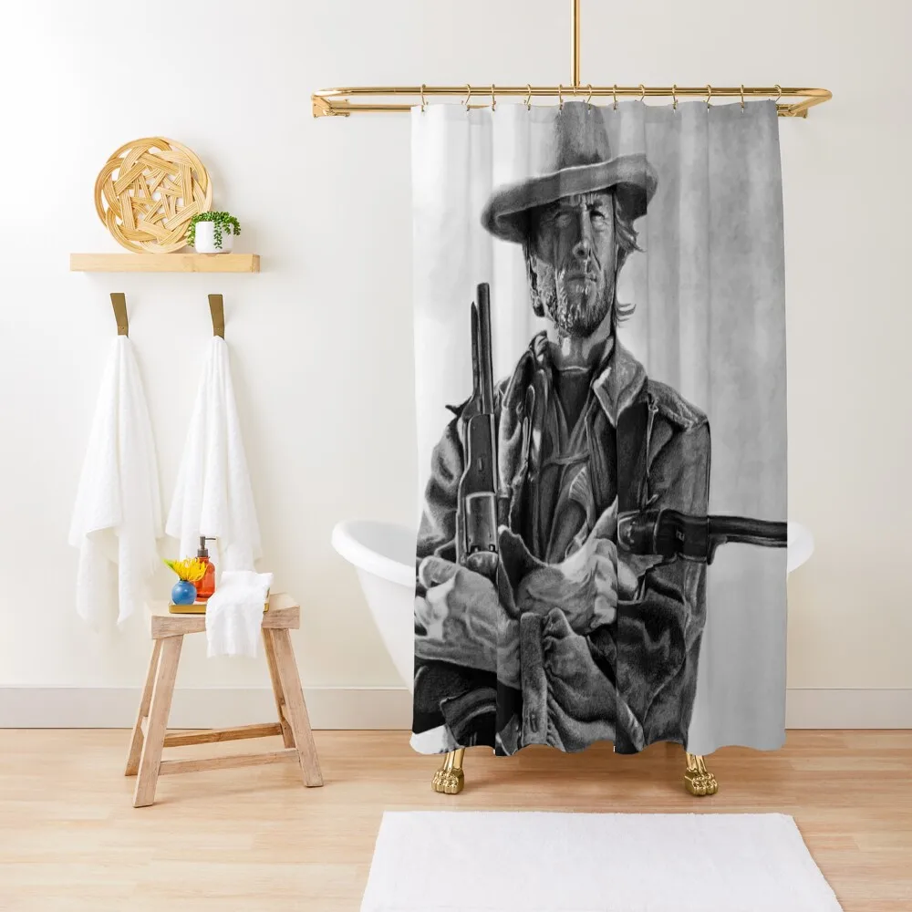 

Clint Eastwood Josey Walesdrawing Shower Curtain Bathroom Curtains Shower Curtain For Bathroom