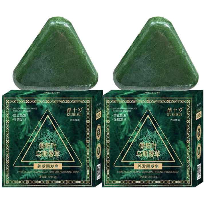 1/2/3pcs Haaruitval Preventie Set Snelle Hergroei Haar Essentiële Olie Usman Handgemaakte Shampoo Zeep Haarverzorging serum Hoofdhuid Verdikking
