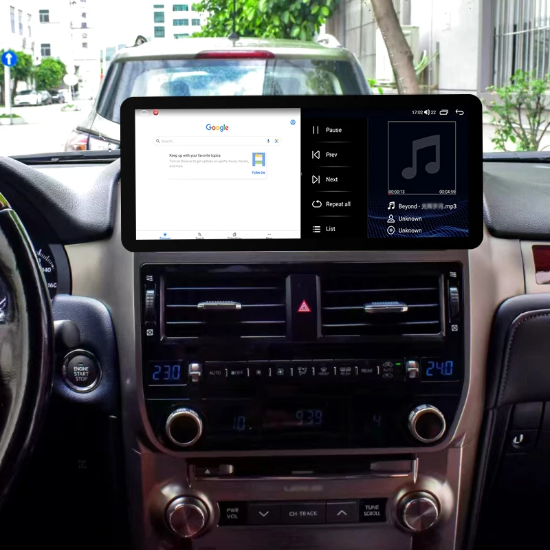 For Lexus GX GX400 GX460 2010 2011 2012 2013-2017 12.3inch car radio multimedia video player CarPlay Android 13 GPS navigator