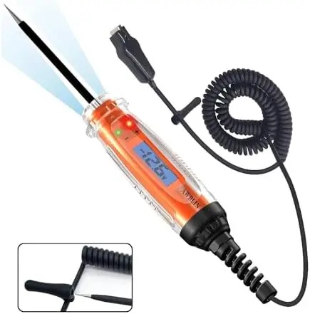 

3-72V DC Automotive Test Light with Digital Voltmeter & LED Display