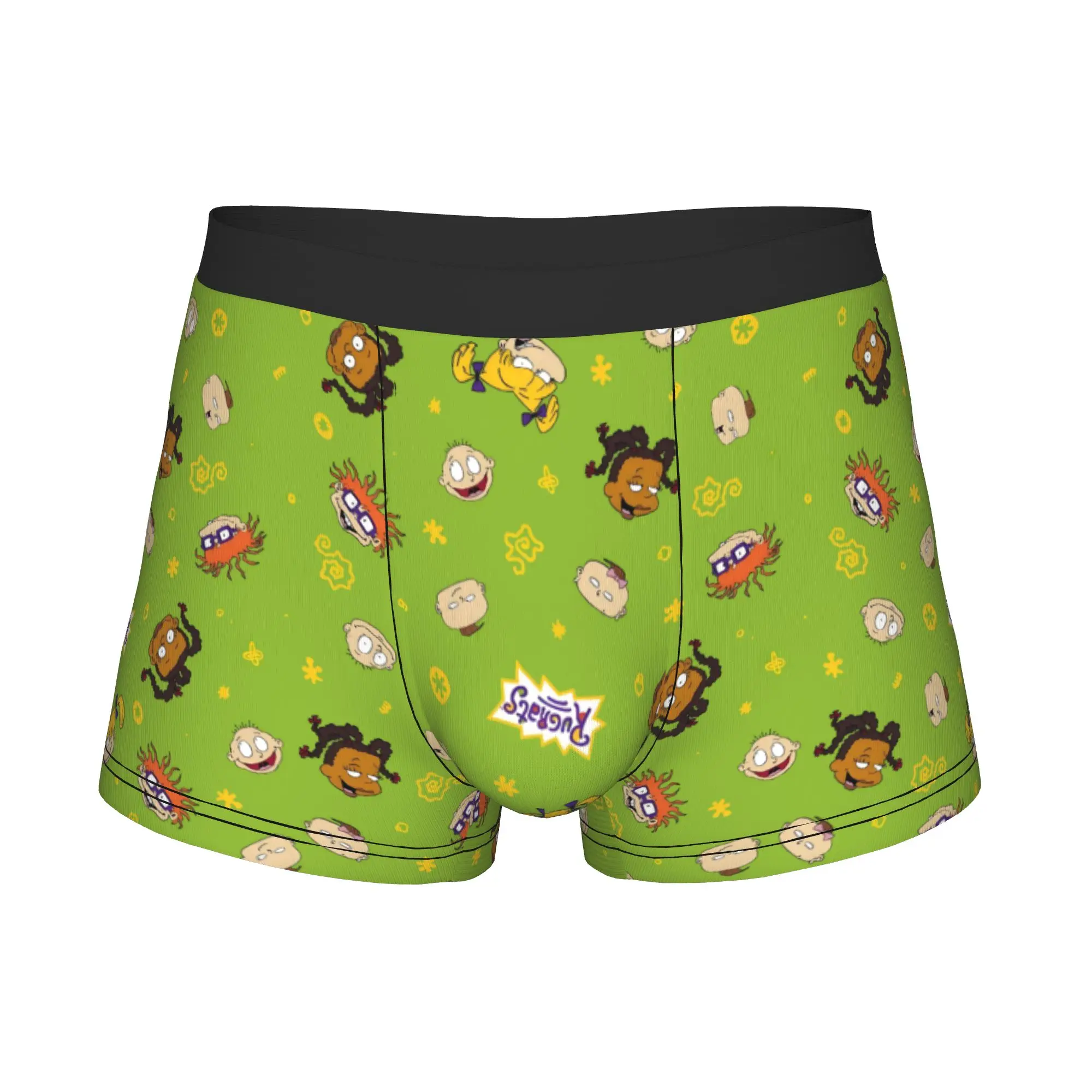R-Rugrats Green Boxers Shorts Men's Adventure Briefs Underwear Novelty Underpants