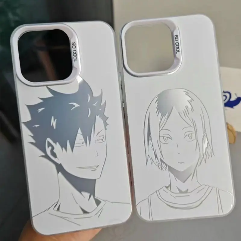 Anime Kozume Kenma Cartoon Haikyuu Iphone 13 Trend 15Plus Suitable 14Promax All Inclusive 12/11 Niche Anti Drop Phone Case