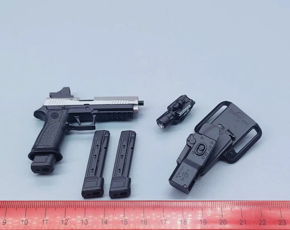 

1/6 EASY&SIMPLE ES 26073B Soldier Operation Unit Male The Secondary Weapons P320 Clips Holster Toys Model Not Real For Fans DIY