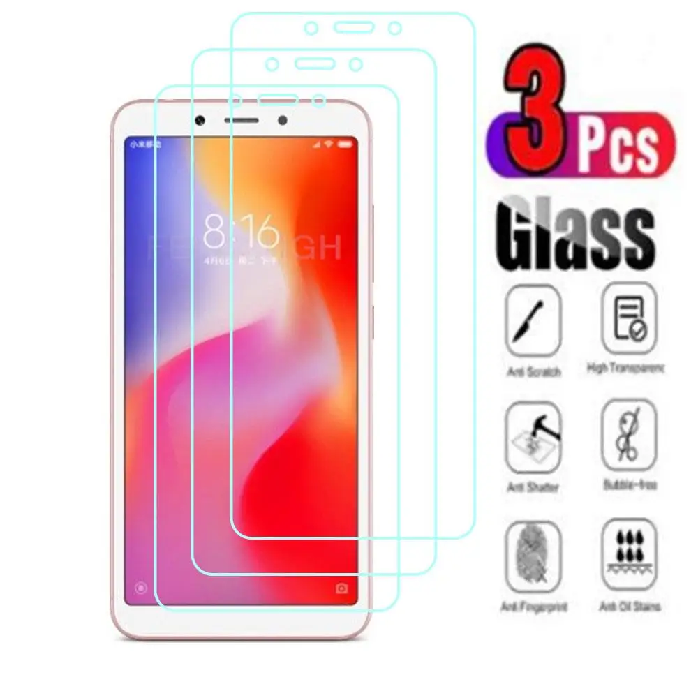 3Pcs Gehärtetem Glas Für Xiaomi Redmi 5 Plus 5 5A S2 4A 4X 6 6A Screen Protector Glas Hinweis 4 4X 5 6 Pro Sicherheit Schutz Glas