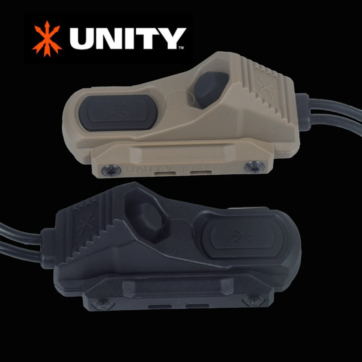 UNITY AXON remoto en línea doble función interruptor de presión linterna PEQ NGAL láser SureFire M300 M600 2,5 3,5 enchufes de grúa