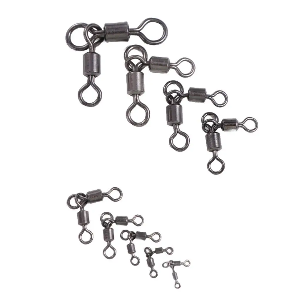 

Fishing Crossline Fishing Tackle 3 Way Swivel Triangle Joint Fishing Swivel Rolling Fishing Connector Fishingline Connector