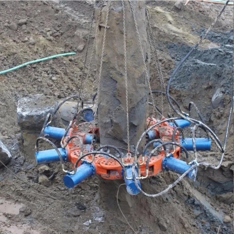 YG High Quality Pile Breaker Customized Mini Backhole Hydraulic Pile Breaking Machine Crusher Rock Hammer Pile Breaker Machine