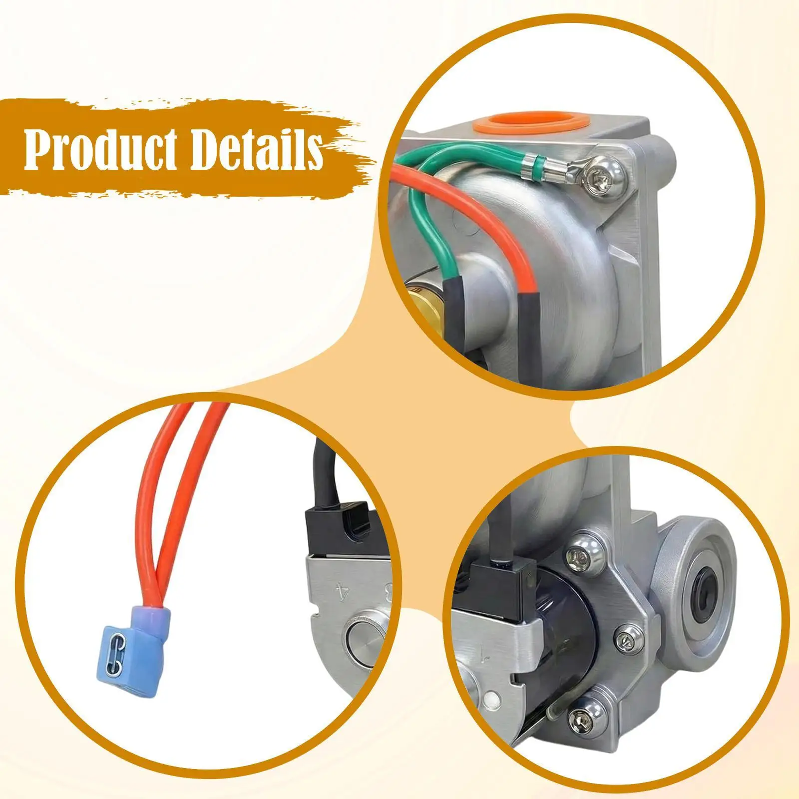 

93844 RV Water Heater Solenoid Gas Valve Backpacking High Performance Water Heater Accessories Replace G610-3E -1E G6A-2E G6A-7E