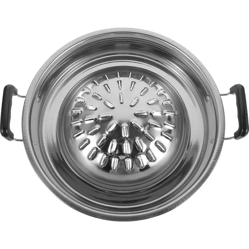 

Доска для барбекю из нержавеющей стали, горшок для барбекю для кемпинга, подходит для ресторана, уличные принадлежности для барбекю