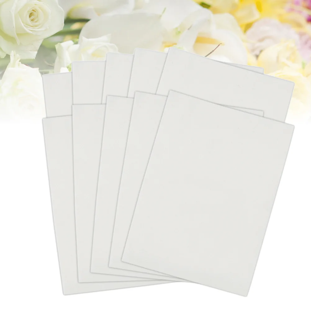 

10Pcs Thick Practice Skin Double Sided Ductile Surface for Tattoo Techniques Supplies White Practice Skin Accessories