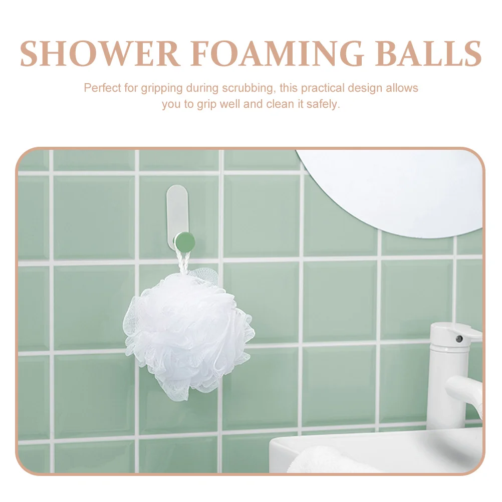 

2pcs Bath Balls Comfortable Bath Flower Practical Shower Scrubber For Gentle Exfoliating Body Washing Foaming Bathing Tool Home