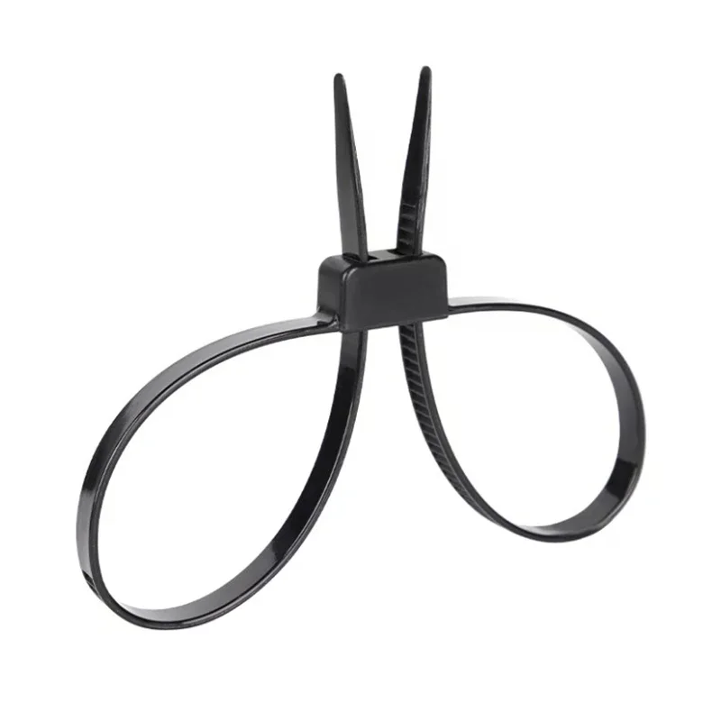 1Pcs/Lot 14x12x0.8 Cm Plastic Police Handcuffs Double Flex Cuff Disposable Handcuffs Zip Tie Nylon Cable Ties Flex Cuffs
