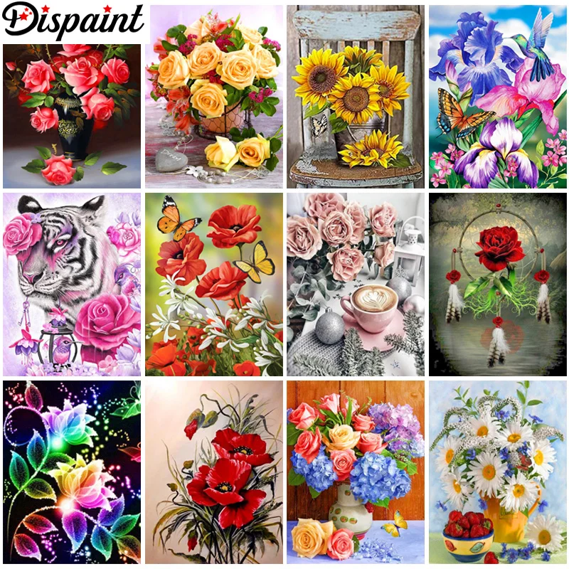 Dispaint 5D Diamond Painting Full Drill Diamond Embroidery 