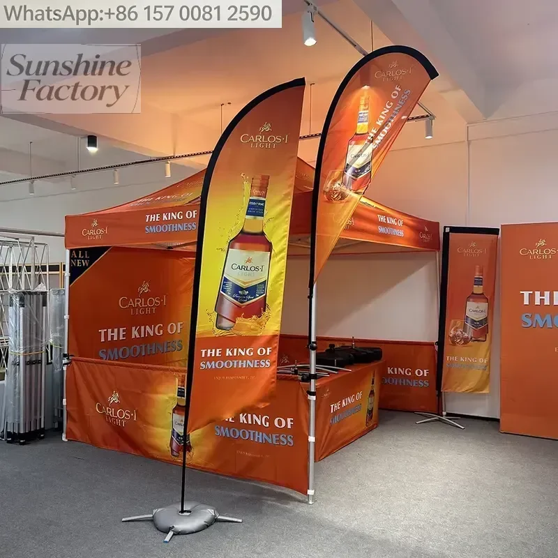 Custom Printing Design Heavy 10 ft X 10 ft Sports Event Gazebo Pop up Canopy Advertising Trade Shows Tent