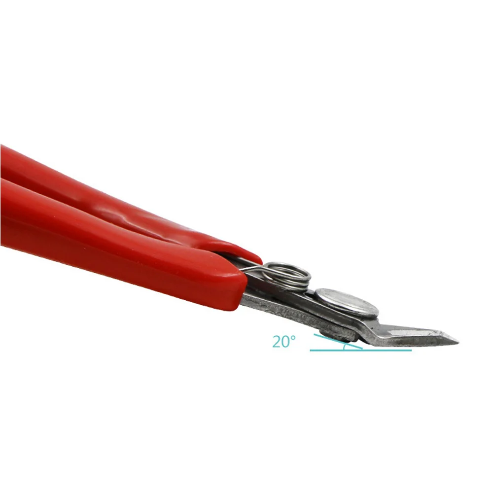 

1pc Stainless Steel Wire Cutters Non-Slip Handle Mini Pliers For Diy Jewelry Making Craft Cutting Tools Anti-Slip Nippers Metal