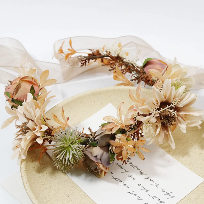 Vintage Forest Artifical Garland Flowers Bridal Wedding Accessories décoration mariage