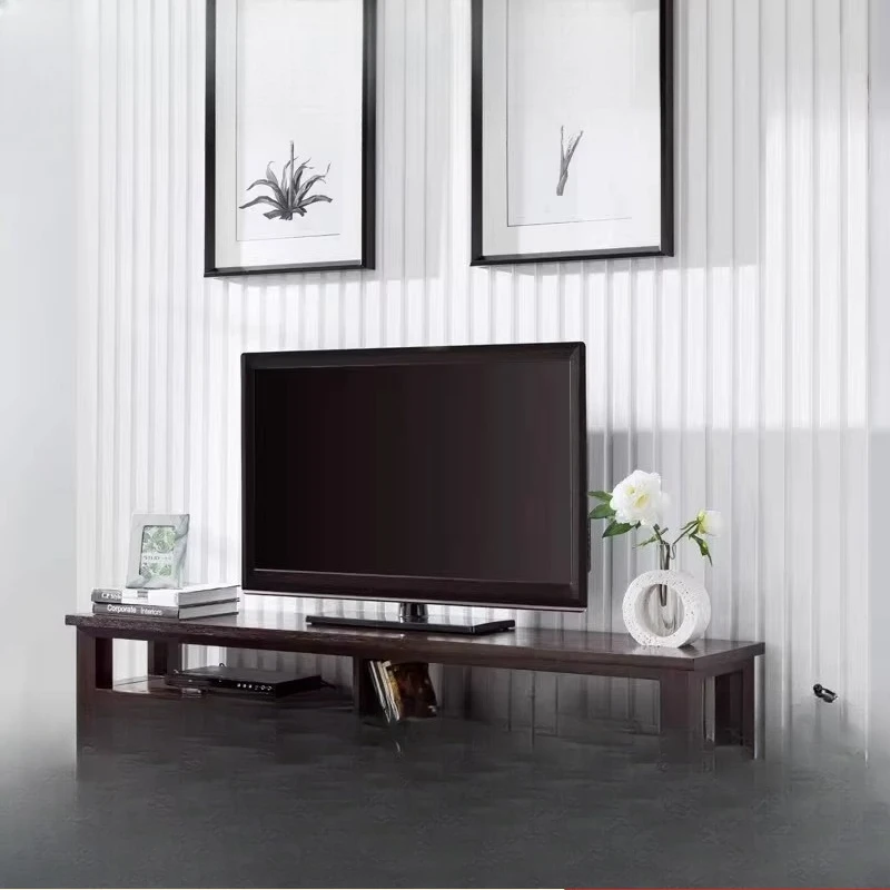 

All solid wood modern simple 1.8 meters TV cabinet Nordic white oak