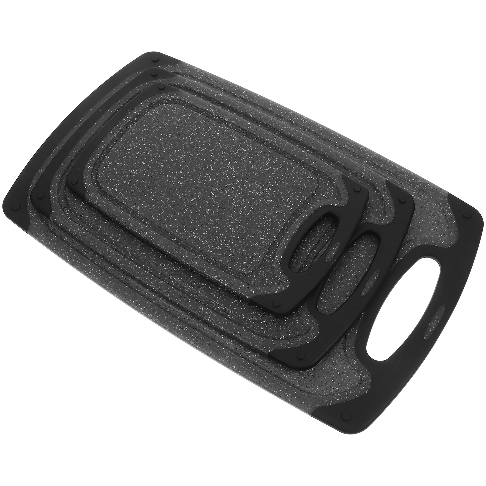 

3pcs /Set Hanging Cutting Board Pp Kitchen Food Nonslip Lightweight Anti-Slip Edge Widened Handle 3 Sizes Perfect Gift For