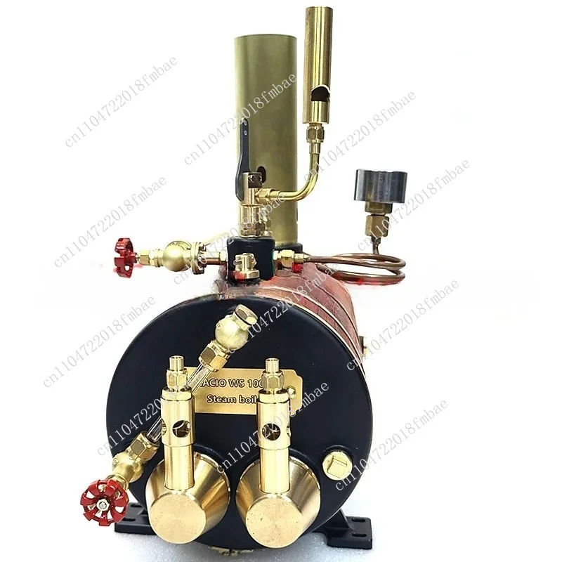 High-efficiency Steam Engine Boiler, Retro Model Marine Boiler Model, Diameter: 105mm, Full Water Capacity: 850ml