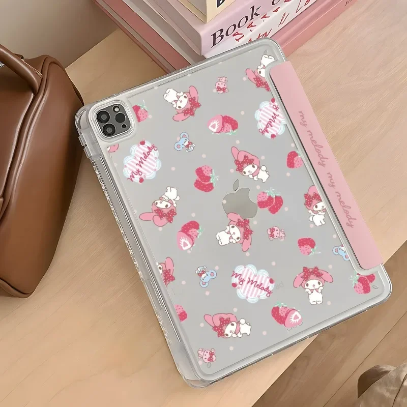 

Чехол Cute Melody Pink Ipad для 2025 A16 11th 11in Pro 21 9th 10,2in Чехол для планшета 10th 10,9in Air4 5 Cover Mini6 8,3in Kawaii Case