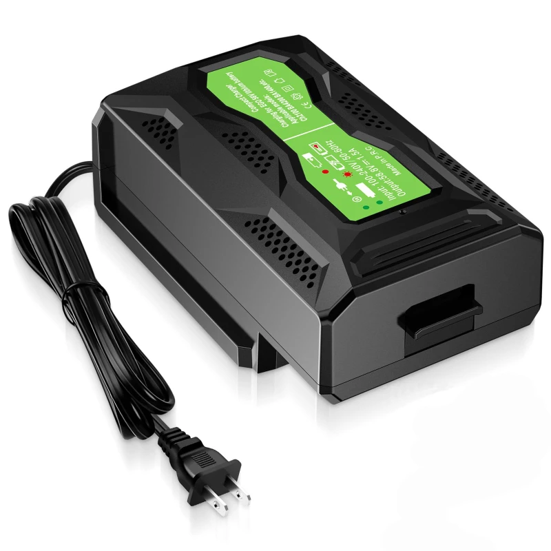 

Compatible with For EGO 56V Batteries Portable Mini Charger Fast Charger Replacement for EGO 56V Chargers Models CH3200 CH5500