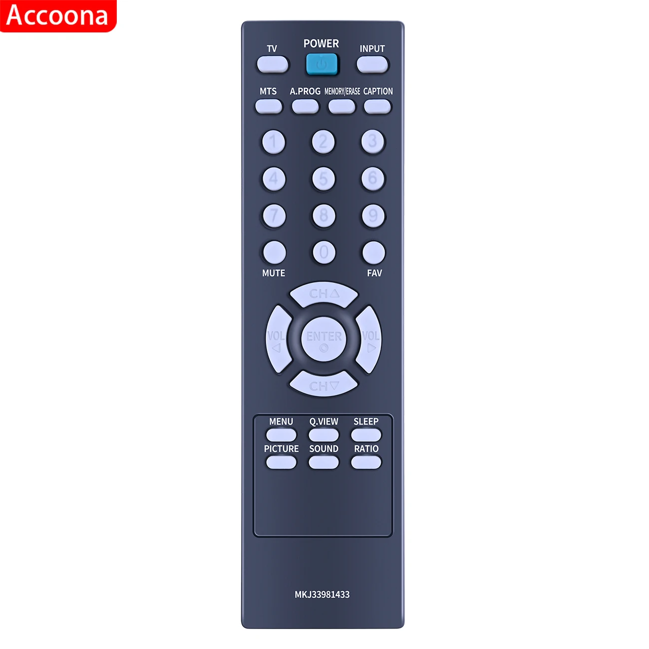 التحكم عن بعد Accoona لتلفزيون LCD MKJ33981433 47LG50-UG 47LG50-UA 37LG30-UA 5260UA 52LG60