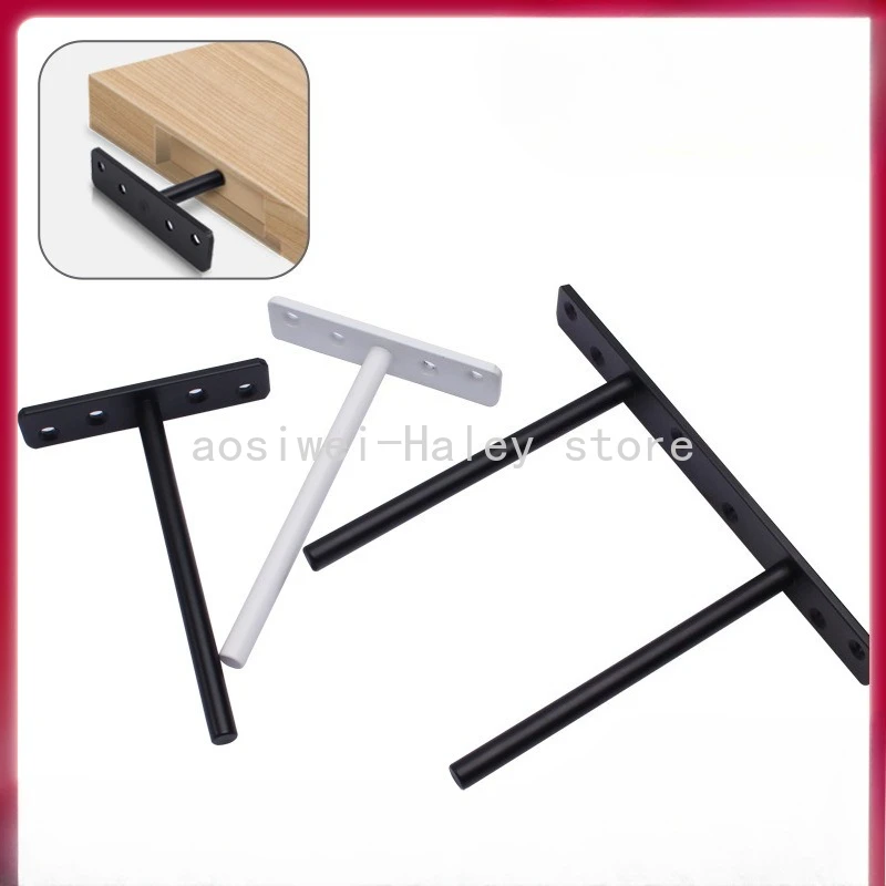 

Т-образные скрытые кронштейны для полок Плавающие настенные опоры для полок Винтовая монтажная пластина Металлические кронштейны разных размеров