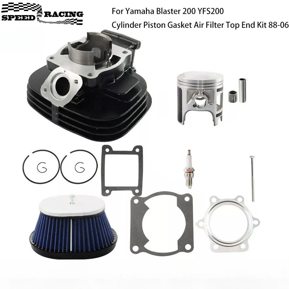 

2XJ-11311-02-00 2XJ-11181-00-00 3JM-11351-02-00 2XJ-11631-01-97 Cylinder Piston Gasket Air Filter for Yamaha Blaster 200 YFS200