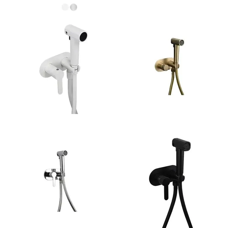 Bathroom spray gun toilet significant other set hot and cold copper female washing machine handheld pressurized nozzle toilet