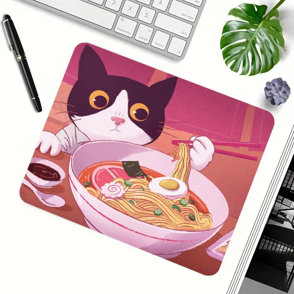 

Healing Cat Mouse Pad Cartoon Cute Pet Illustration Non-Slip Office Gaming General Table Mat