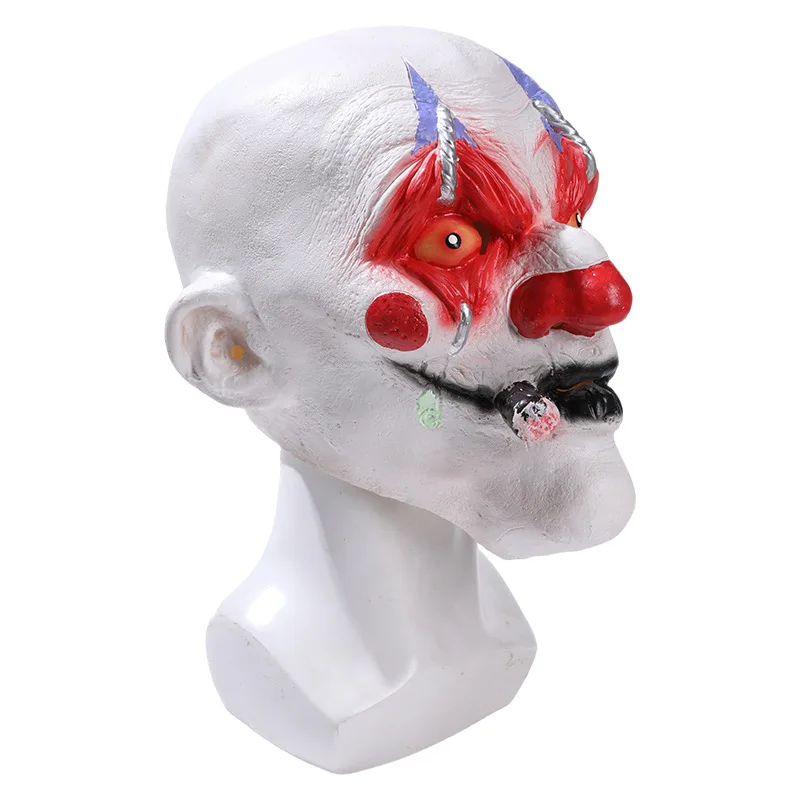 

Red Nose Clown Mask, Funny Latex Head Cover, Halloween Ball Cosplay Party Props