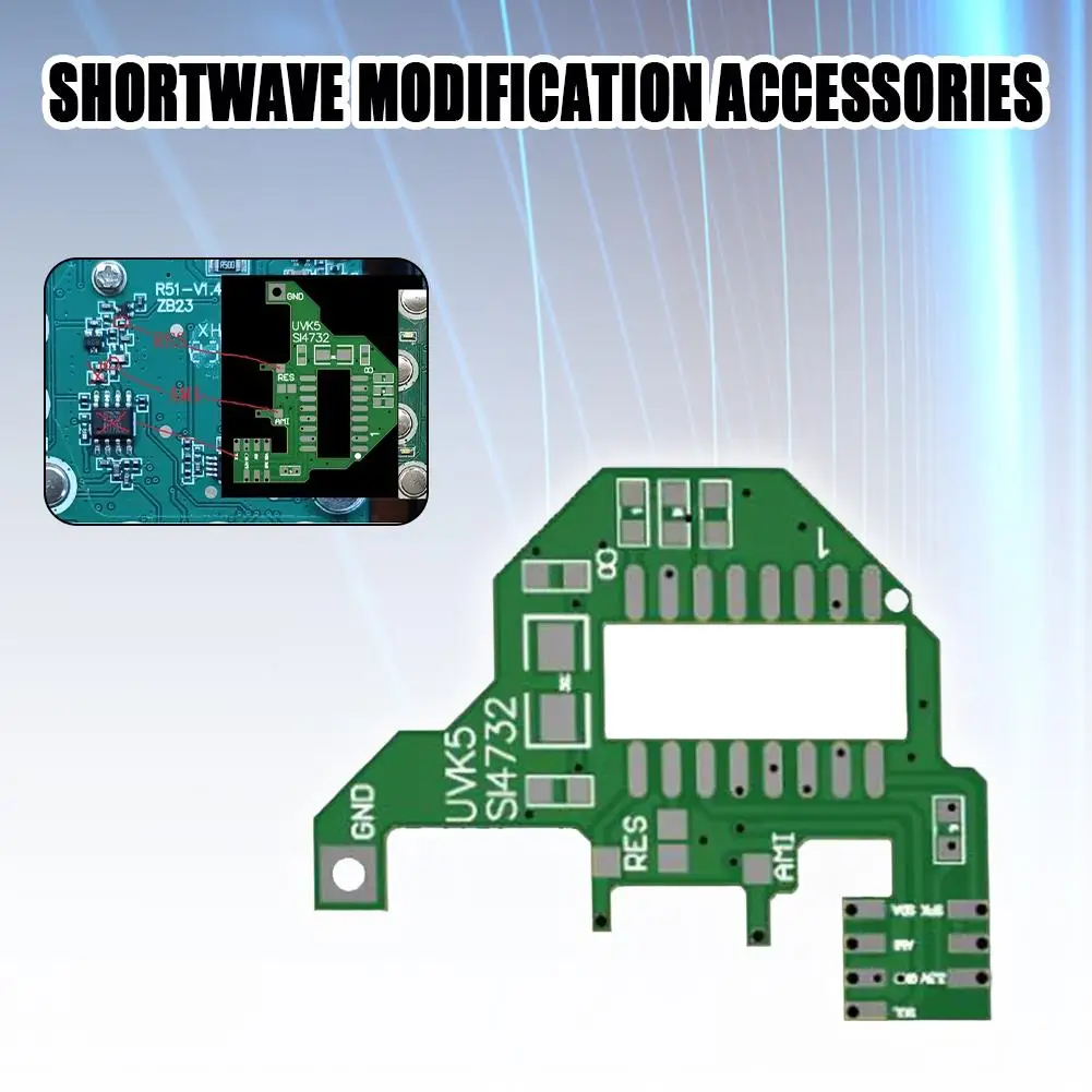 Modulo di modifica dei componenti dell'oscillatore a Chip e cristallo SI4732 V2 (versione FPC) per Quansheng UV-K5 UV-K6