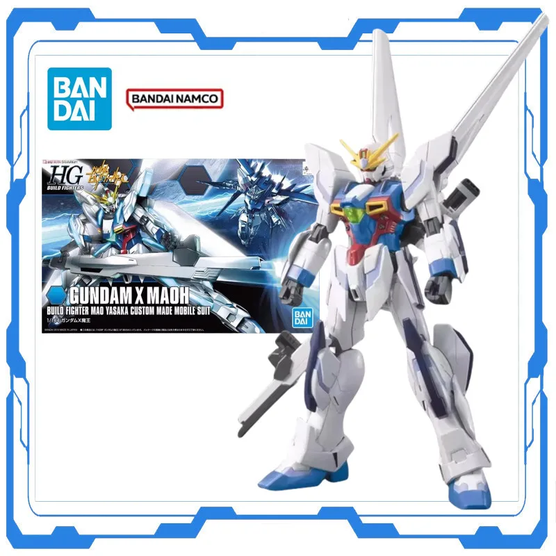 

Original Bandai HGBF 1/144 Gundam X Maoh Build Fighters Model Kit Anime Movable Action Figure Toy For Teen Boys Hobby Toys Gifts