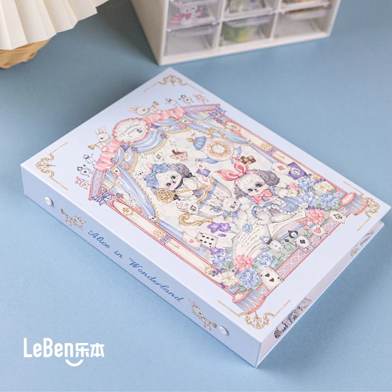 

Kawaii Puppy A5 Photocard Binder 3inch 4grid Photo Cards Collect Book Photo Album