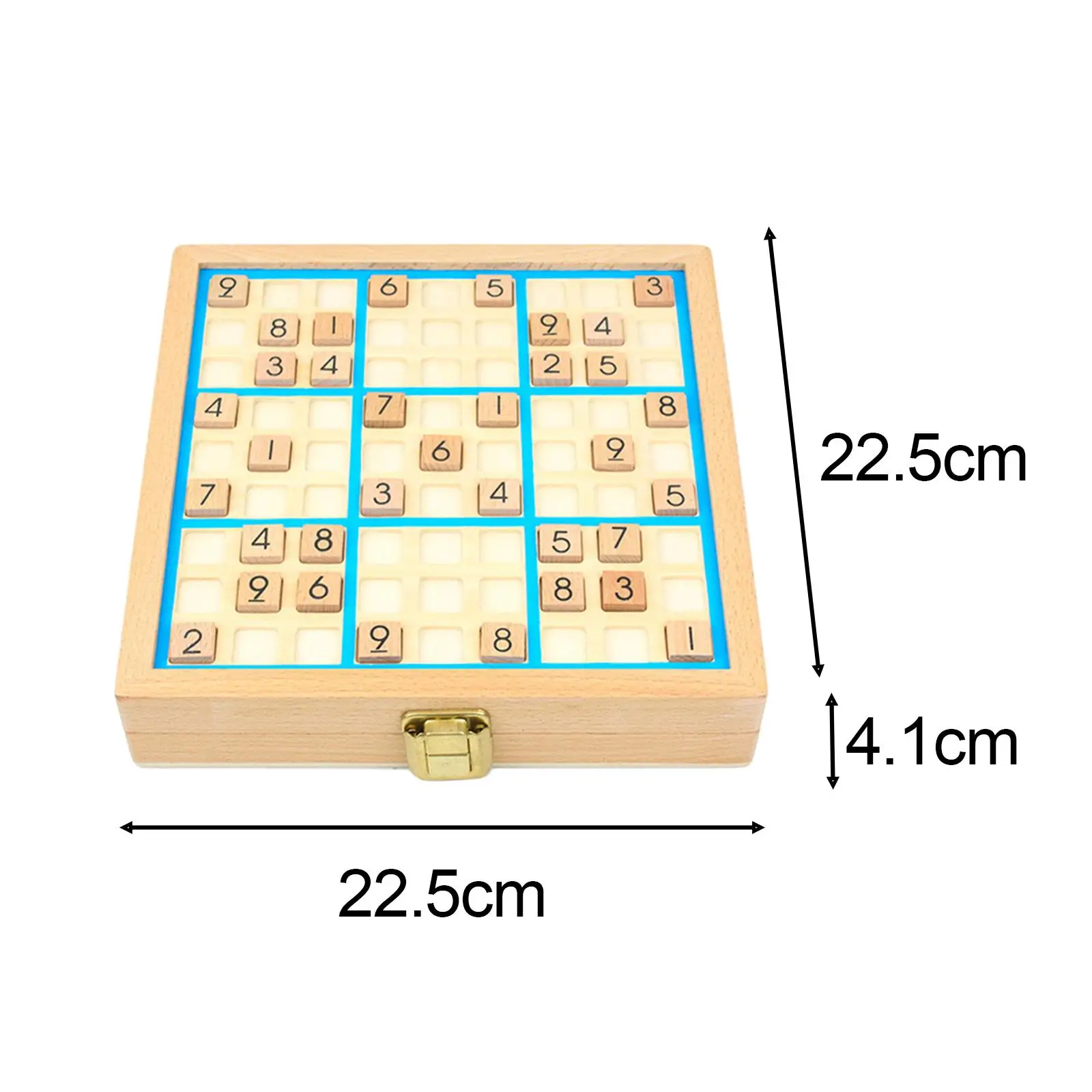 Houten Sudoku Spelbord Vroeg Leren Speelgoed Laden Voor Opslag Nummer Denken Spel Houten Sudoku Puzzel Set Voor Kinderen