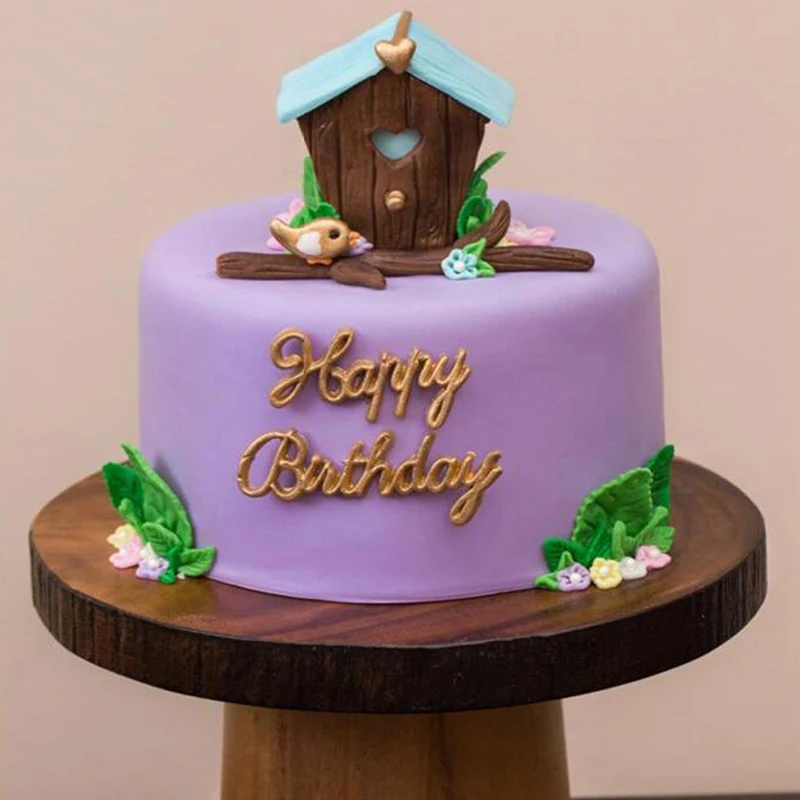 1 Pc Chocolate Mould Cake Decorating Tools Blessing Letters Happy Birthday Best Wishes Congratulations Silicone Fondant Molds