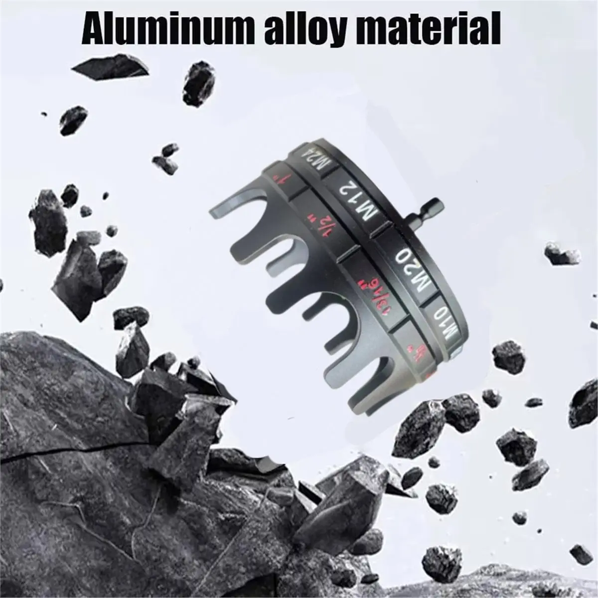 A76P ~Suitable for Multi Size Nut Zipper Drill Attachment 3D Electric Drill Nut Drill Bit Socket…