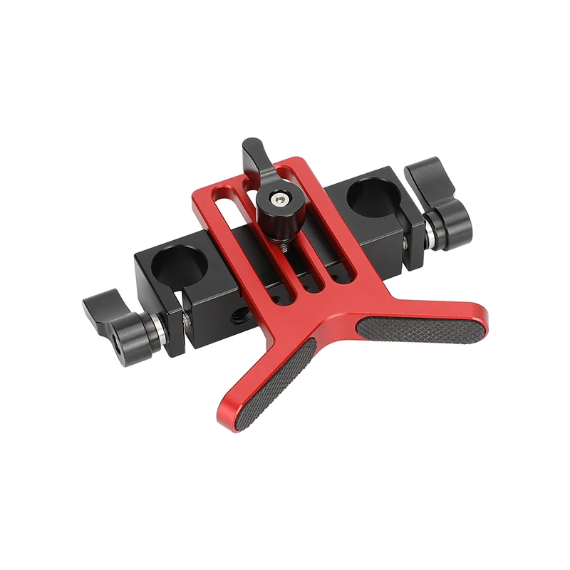 ブラケットとレンズ付きの基本的なサポートアダプター,15mmレール付きブラケット,カメラプラットフォーム用,15mm