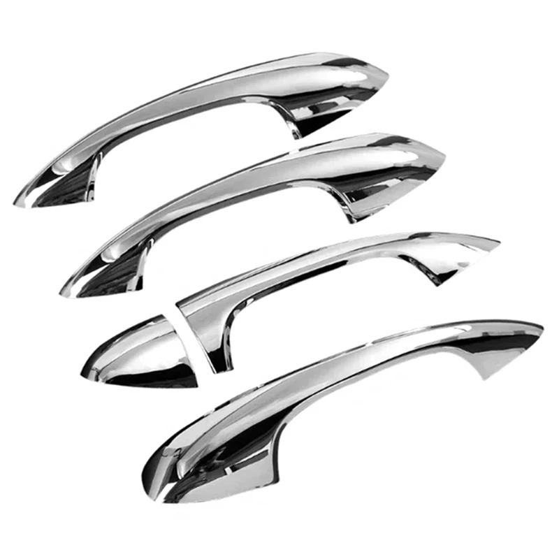 Chrome LHD Exterior Door Handles Cover Trim For Mercedes Benz E Class W213 GLC X253 C Class W205 Accessories Parts