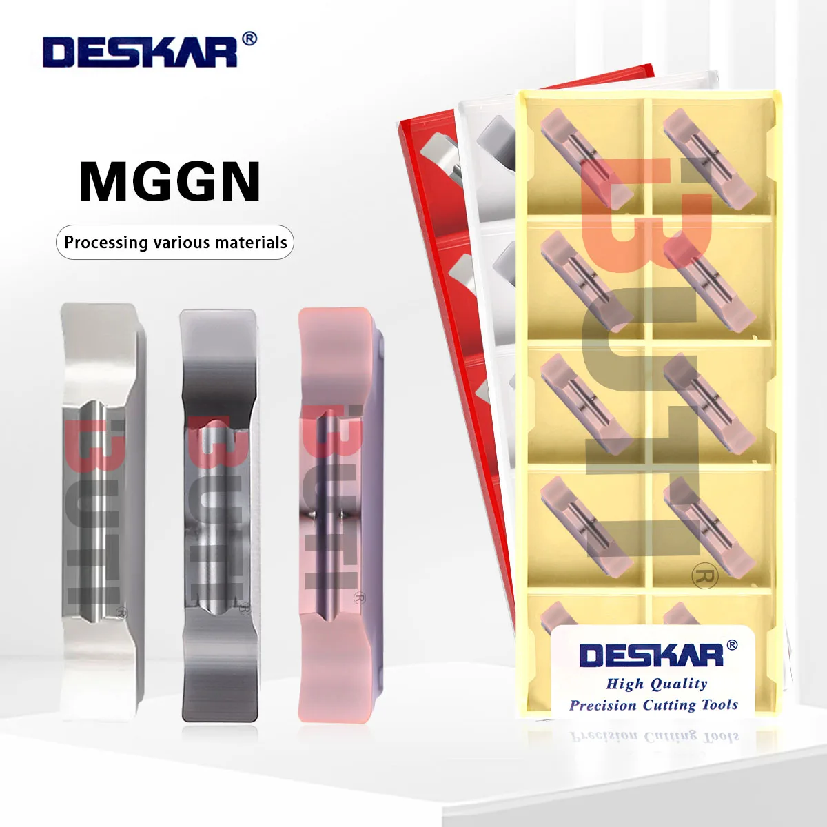 

DESKAR 100% Original MGGN150 200 250 300 400 500 600 JM LF6018 K10 LF6008 CNC Lathe Slotting Blade MGGN Series Cutting Tool Part