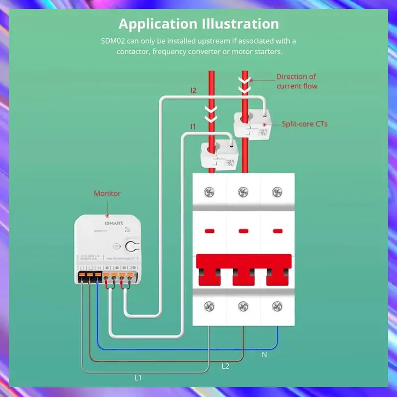 

A24U Tuya Zigbee Smart Energy Monitor 2 Phase Max 120A Real-Time Power Monitoring With 2 Clamps