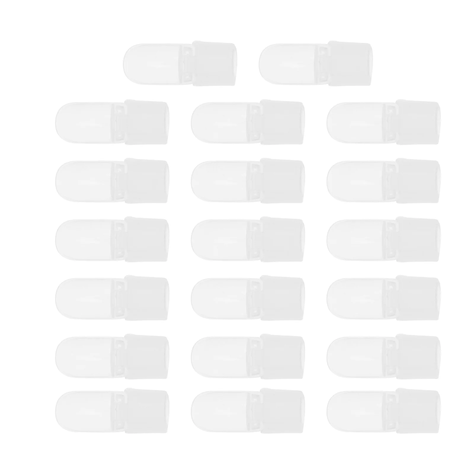

20pcs Nail Varnish Protector Protector Transparent Varnish Cover For Women Manicure Art Diy Wet Plastic Tips