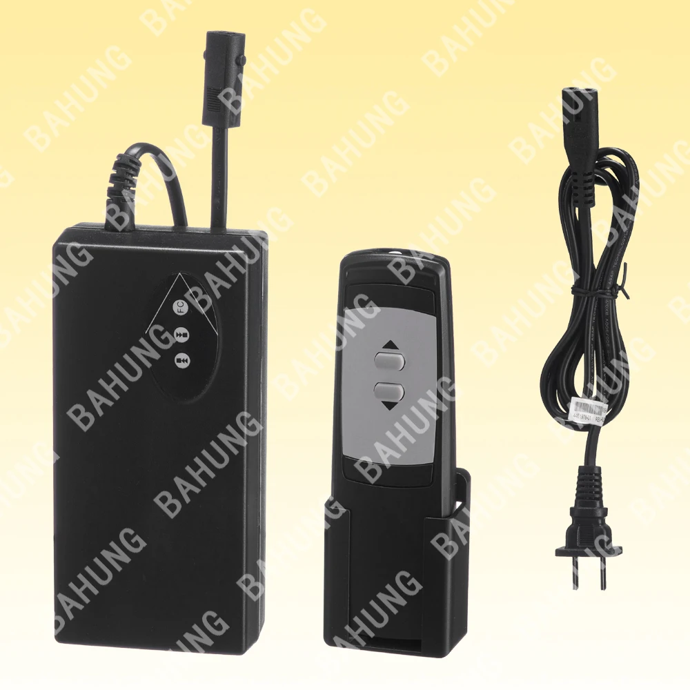 24V DC Linear Actuators 100MM 4inch Electric Motors Gear Motor Set with Power Supply and Handset for Bed, Sofa Chair Use-1 Kit