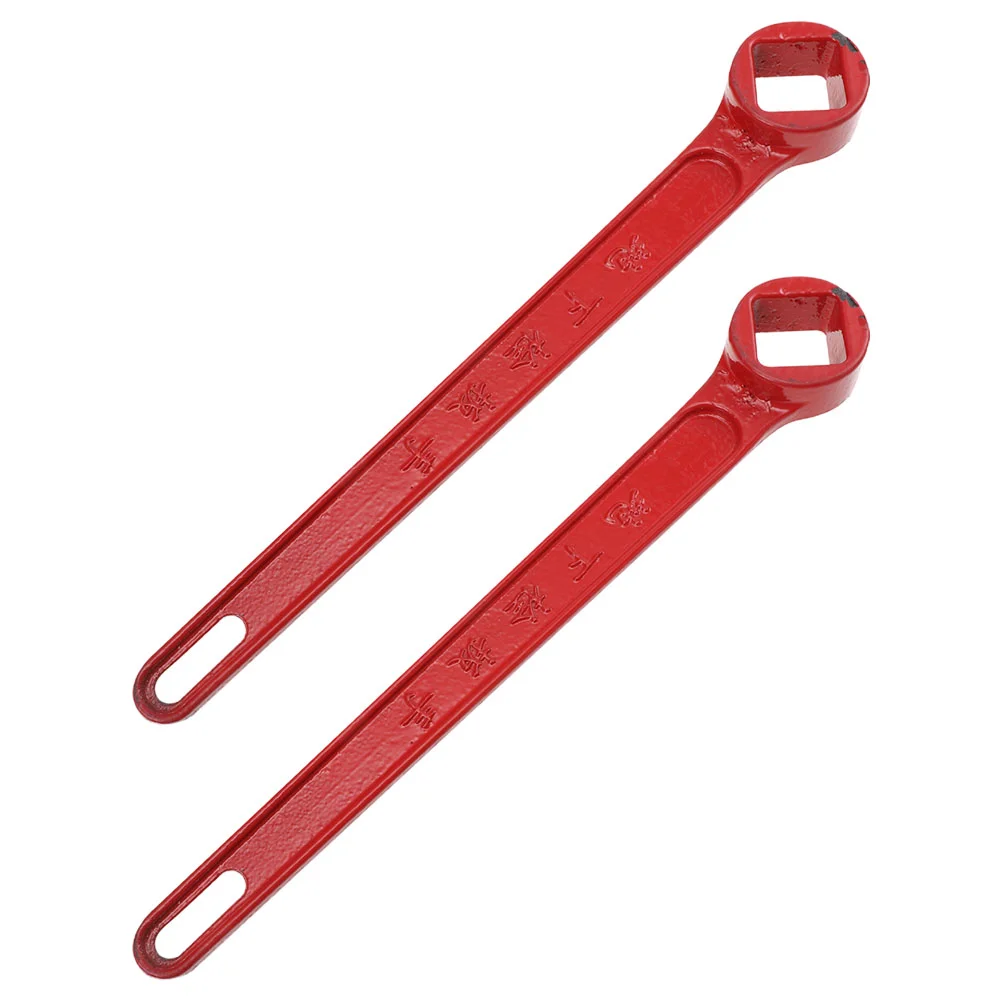 2 Pcs Fire Hydrant Wrench Firefighter Portable Spanner Sprinkler Metal Emergency Tools