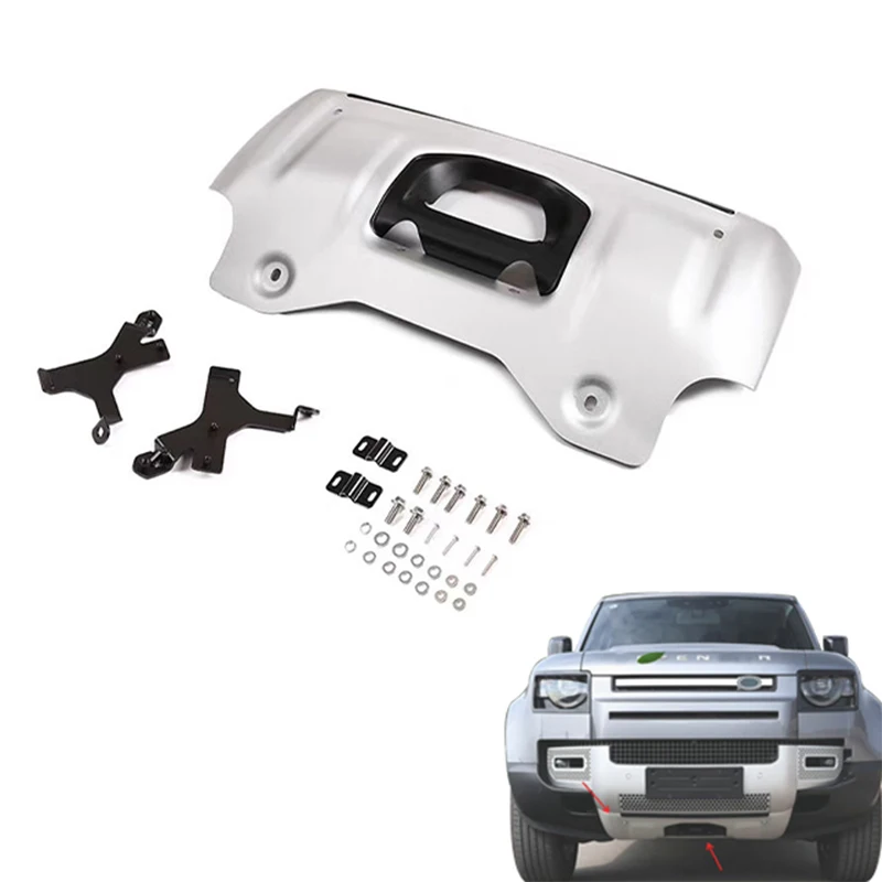 Hot Silver Aluminum Alloy OEM Engine Lower Guard Rogue Underbody Shield Skid Plates For Land Rover Defender 90 110 130