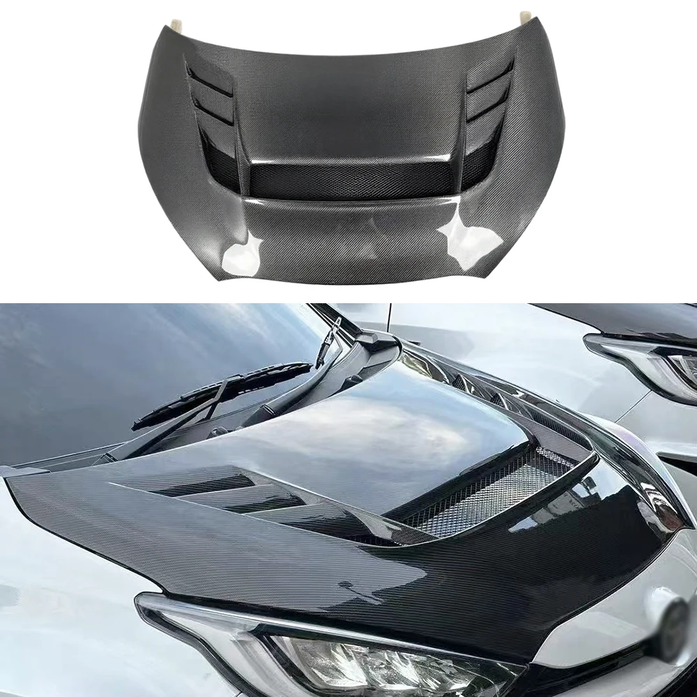 

For GR YARIS GXPA16 V Style Carbon Fiber Front Bonnet Engine Hood